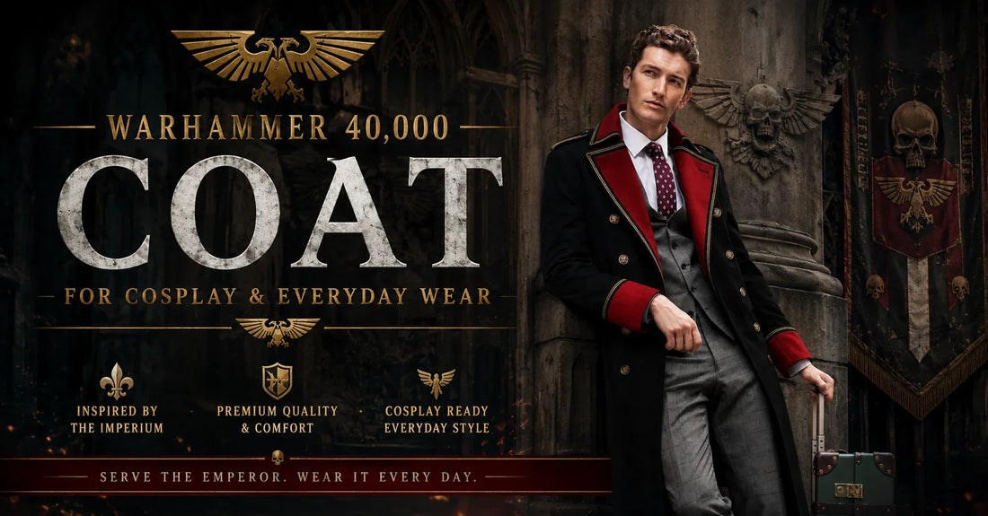 Warhammer 40K Coat for Cosplay & Everyday Wear