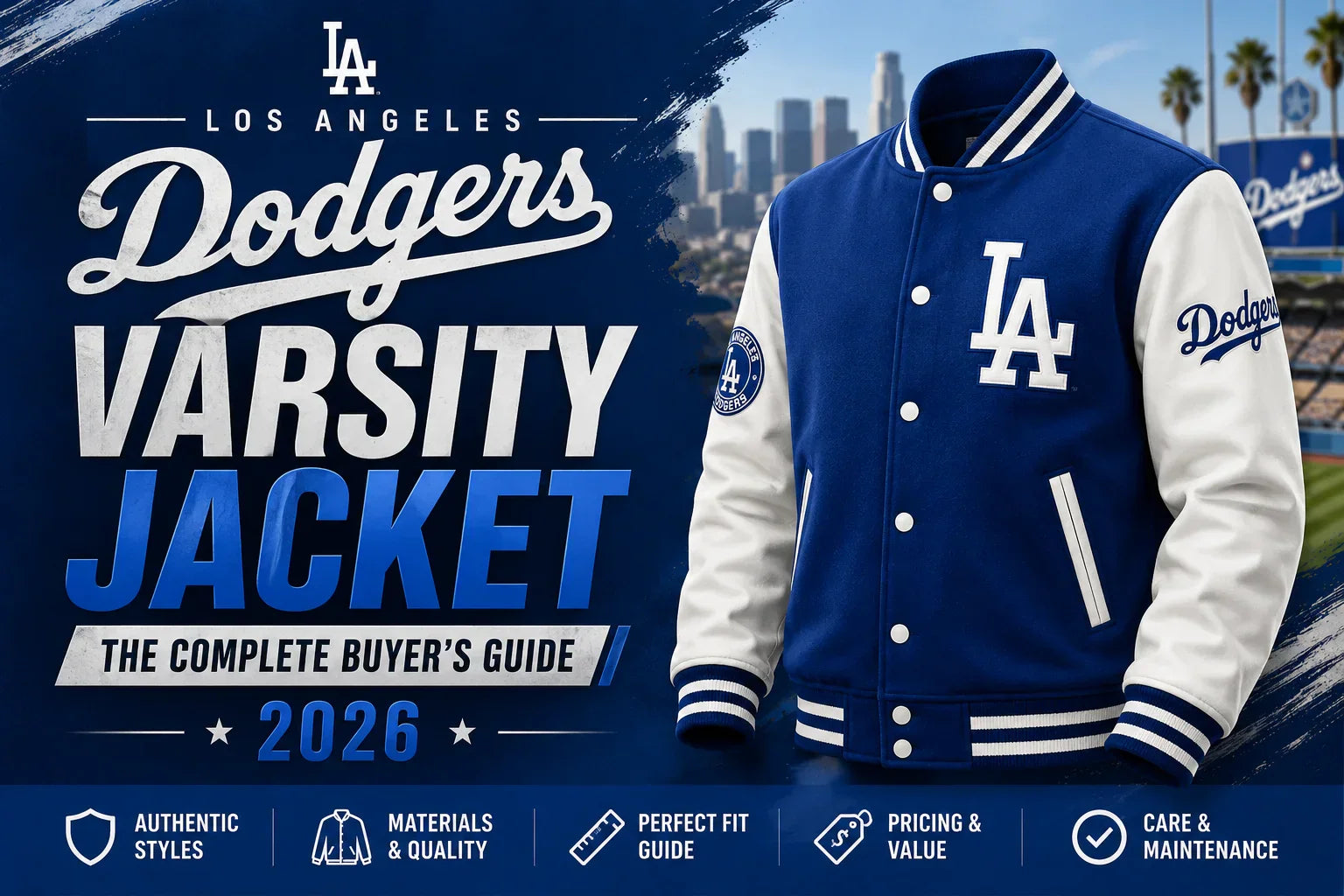 LA Dodgers Varsity Jacket — The Complete Buyer's Guide 2026