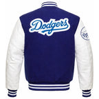 Men's LA Dodgers Varsity Jacket — Black Gold, Royal Blue Wool & Hello Kitty Edition | Leveljacket - Leveljacket