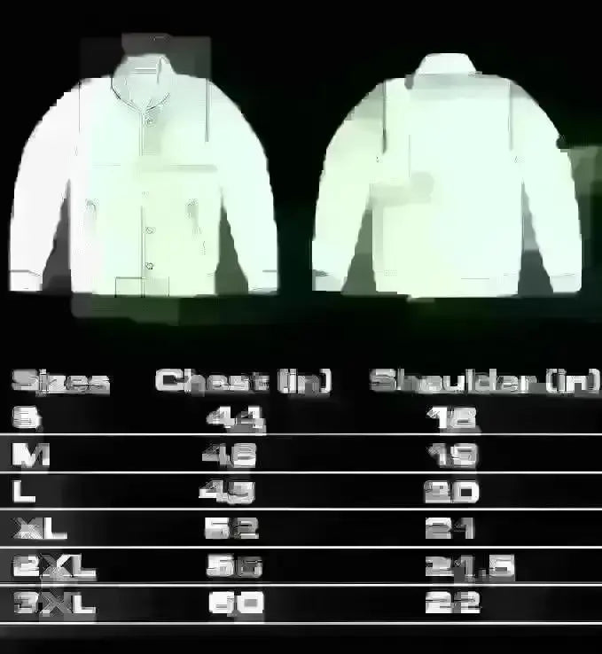 Size guide Leveljacket