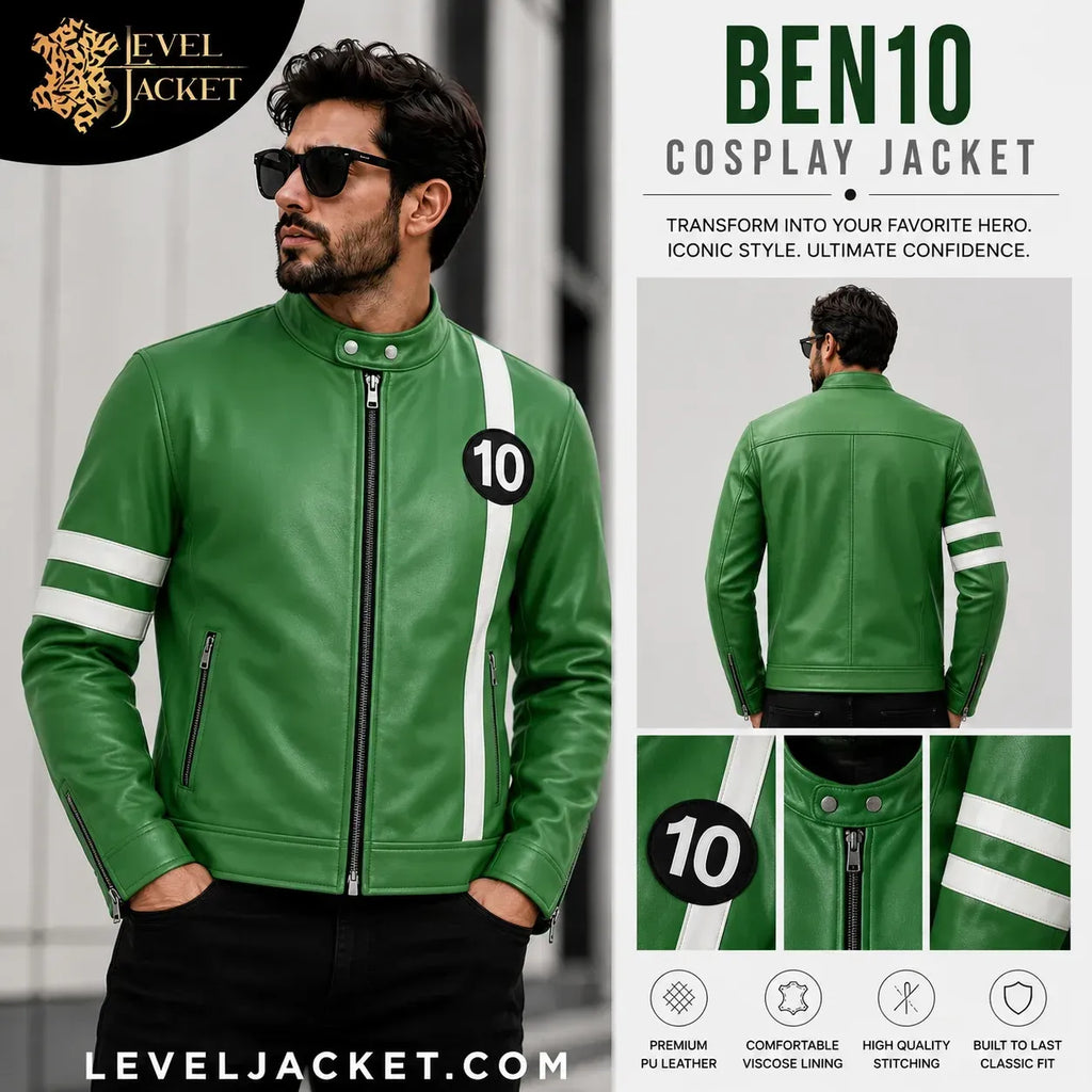 LevelJacket Ben10 Edition cosplay jacket styled look