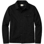 Men's Cotton Twill Trucker Jacket — Classic Workwear Style in Black & Brown | Leveljacket - Leveljacket