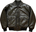 Black leather jacket