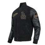 Men's LA Dodgers Varsity Jacket — Black Gold, Royal Blue Wool & Hello Kitty Edition | Leveljacket - Leveljacket