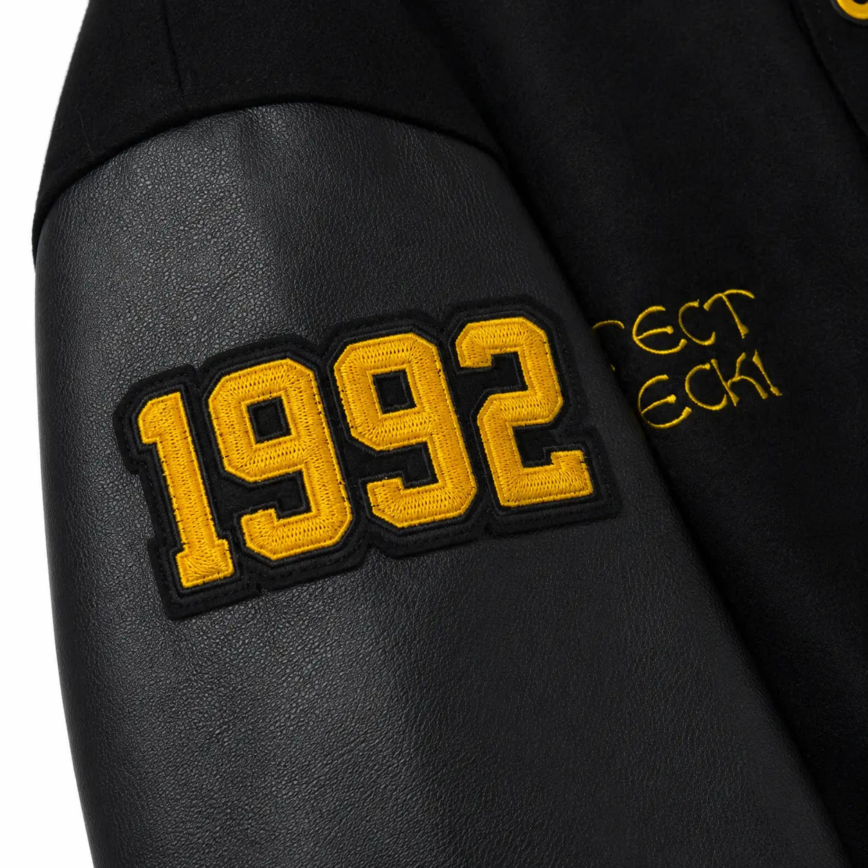 Leveljacket Legacy Varsity Jacket — Wool Body & Genuine Leather Sleeves