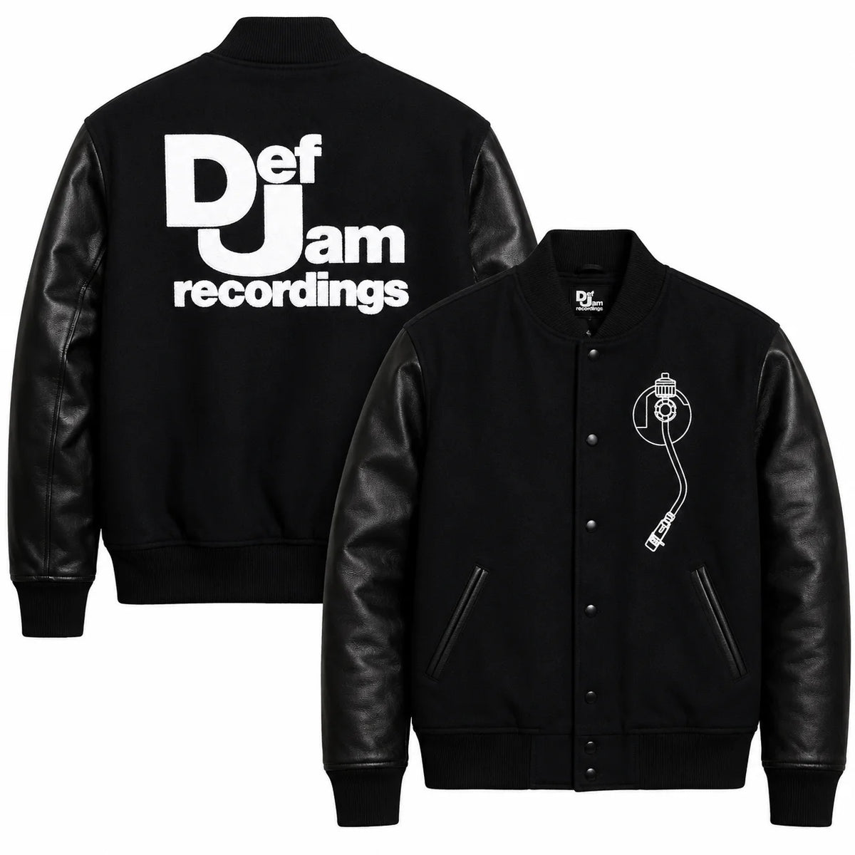 Def Jam Recordings Varsity Jacket | Retro Hip-Hop Style | Leveljacket