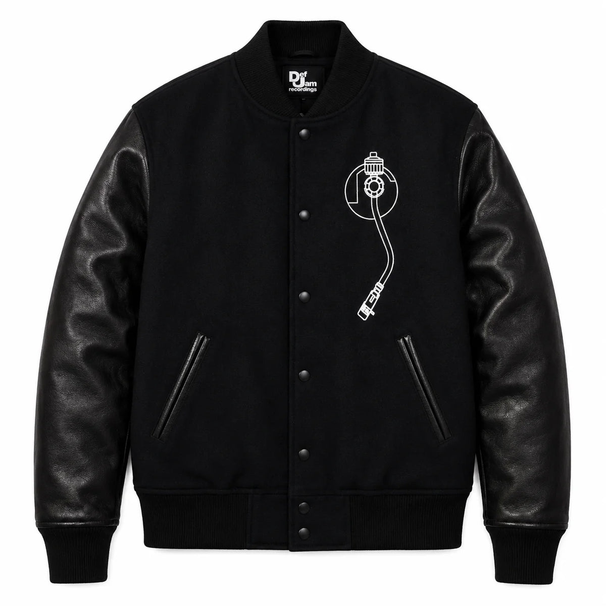 Def Jam Recordings Varsity Jacket | Retro Hip-Hop Style | Leveljacket
