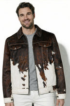 Leveljacket Cowhide Leather Jacket — Handcrafted Genuine Hair On Hide Western Jacket