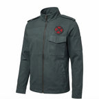 Moive Inspired Cotton Jacket | Men's Superhero Cosplay Jacket with Red X Patch | Mutant Comic Costume Coat |