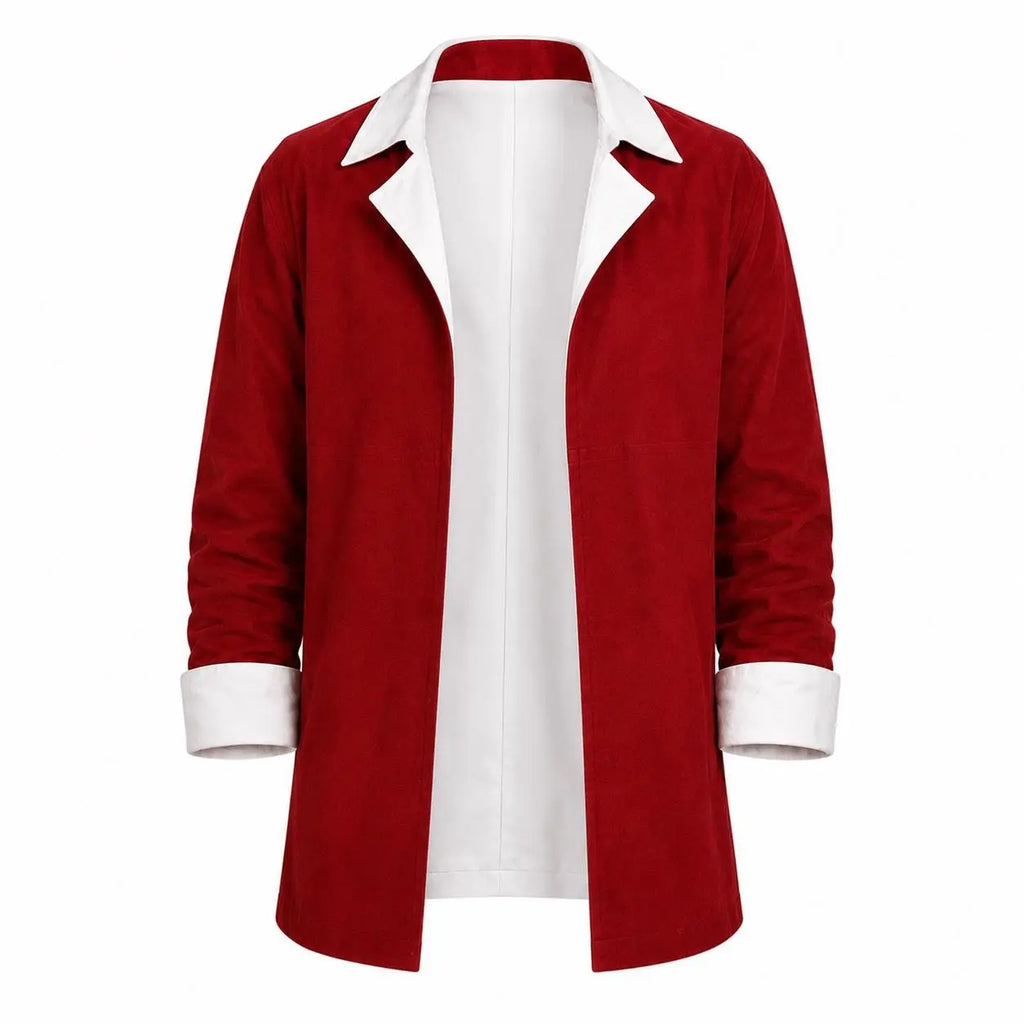Cosplay Anime Jacket: End Stark Red Cotton Warrior Costume Halloween Coat