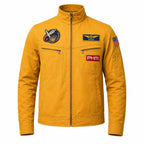 Handemade Ryland Grace Cotton Jacket | Sci-Fi Cosplay Coat, Embroidered Patches