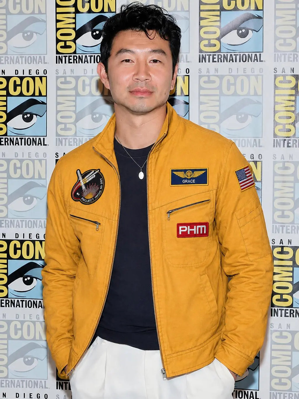 Handemade Ryland Grace Cotton Jacket | Sci-Fi Cosplay Coat, Embroidered Patches