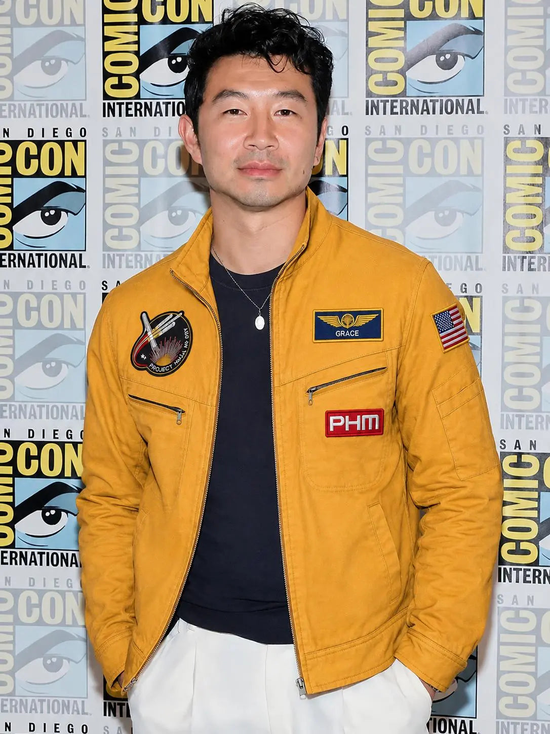 Handemade Ryland Grace Cotton Jacket | Sci-Fi Cosplay Coat, Embroidered Patches