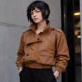 The Major Motoko Kusanagi Ghost in the Shell Faux / Real Leather Anime Jacket for Women