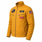 Handemade Ryland Grace Cotton Jacket | Sci-Fi Cosplay Coat, Embroidered Patches