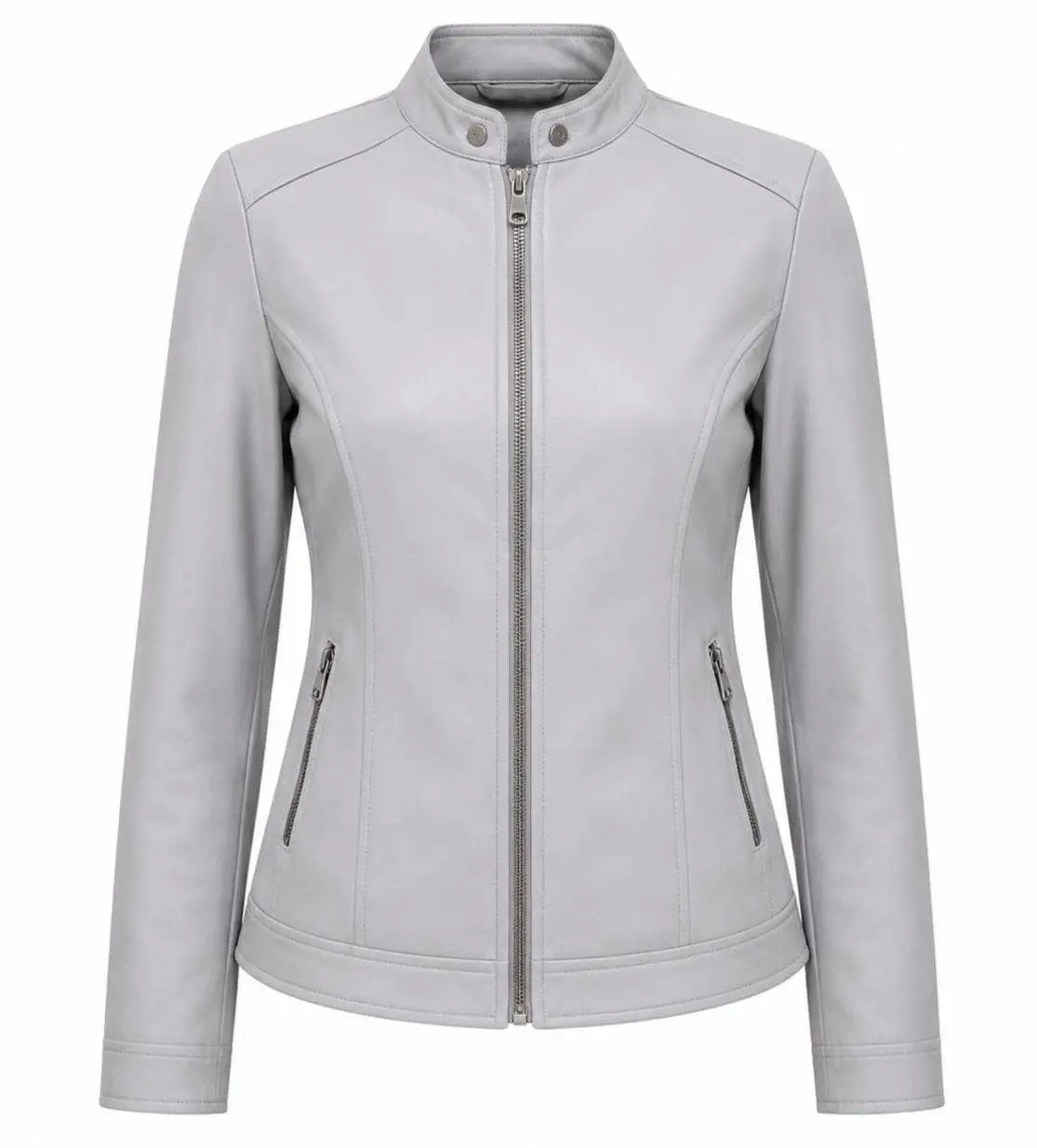 Handmade Women's Genuine Lambskin Leather Jacket | Real Leather Moto Biker Jacket