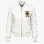 White jacket with Miyagi-Do Karate logo on a white background
