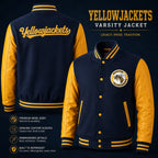 Yellowjackets Varsity Jacket — Wiskayok High Letterman Jacket for Men & Women