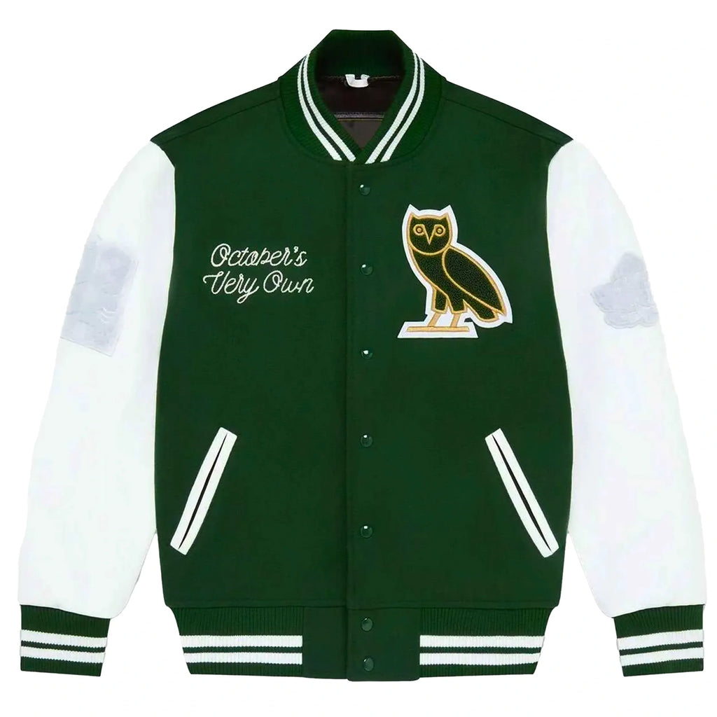 OVO Collegiate Varsity Jacket — Wool Body & Real Leather Sleeves | LevelJacket - Leveljacket