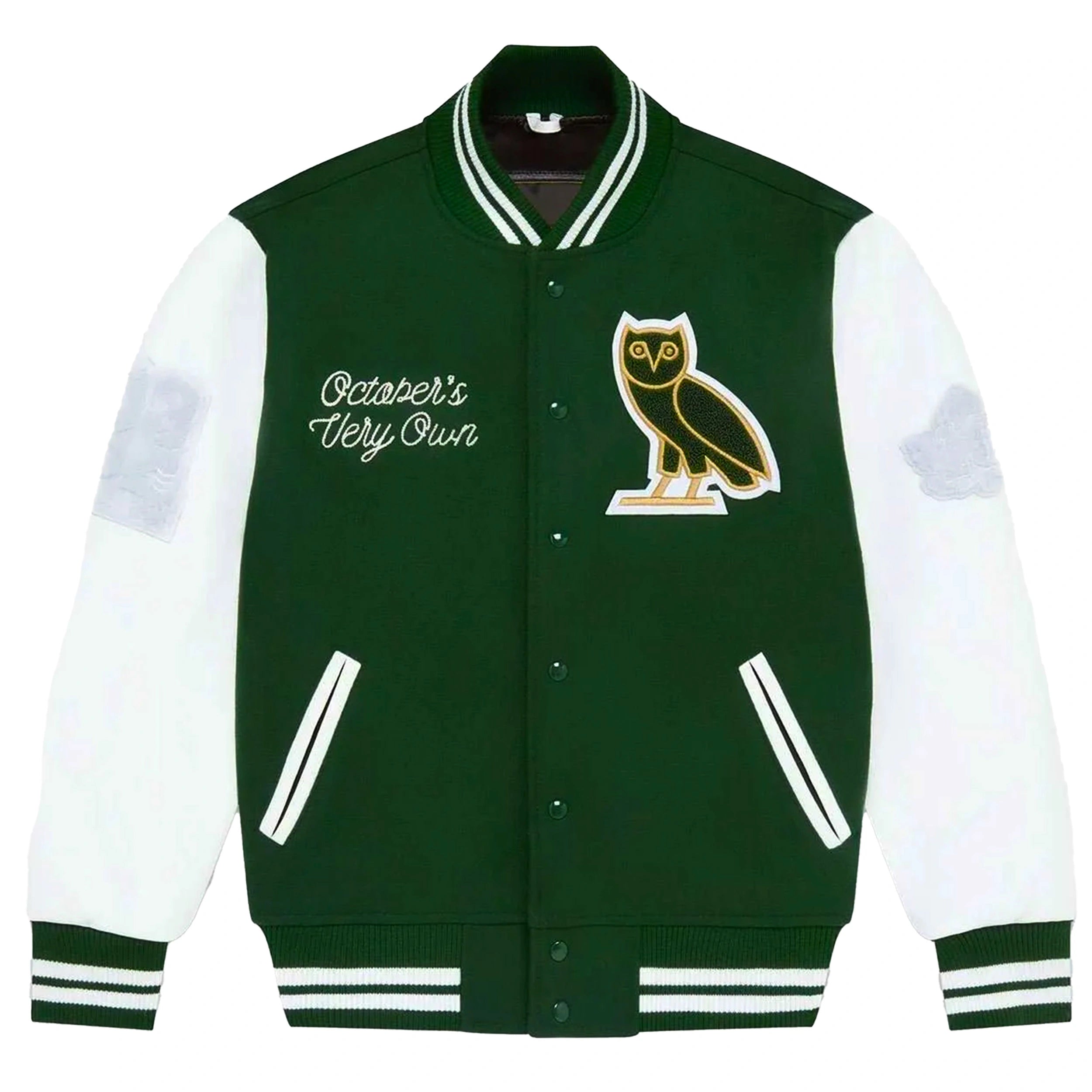 OVO Collegiate Varsity Jacket — Wool Body & Real Leather Sleeves | LevelJacket