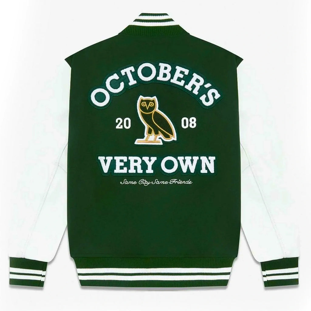 OVO Collegiate Varsity Jacket — Wool Body & Real Leather Sleeves | LevelJacket - Leveljacket
