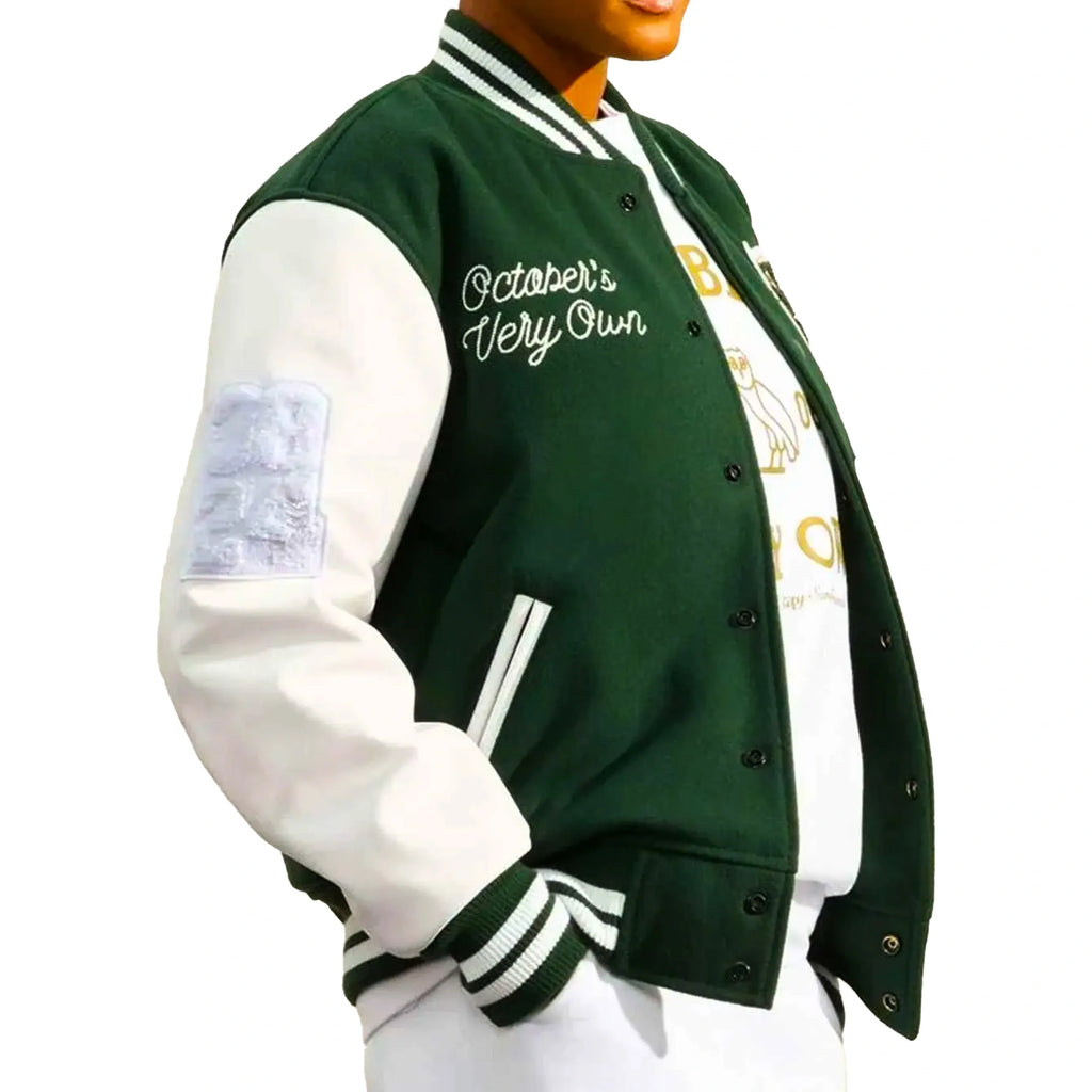 OVO Collegiate Varsity Jacket — Wool Body & Real Leather Sleeves | LevelJacket - Leveljacket