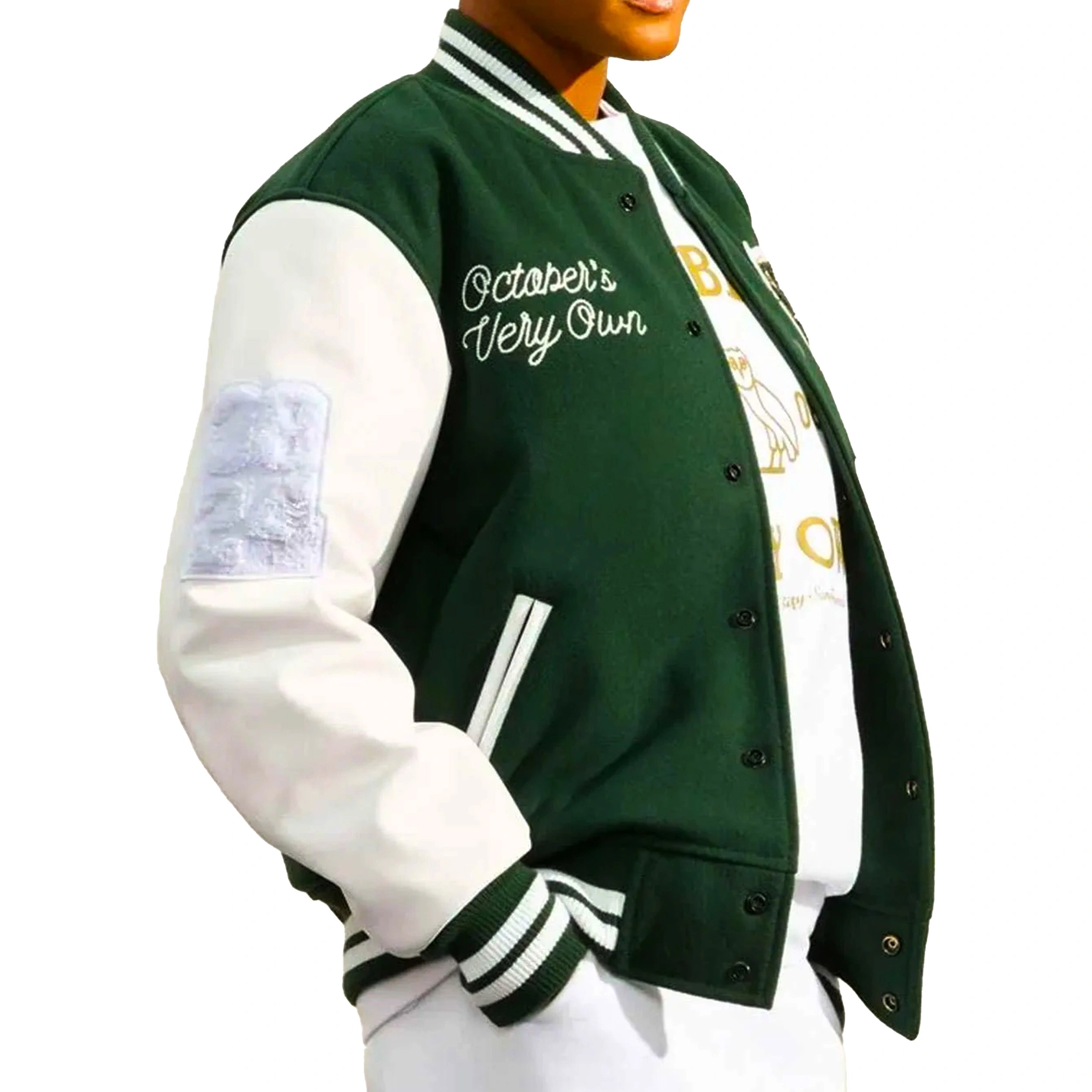 OVO Collegiate Varsity Jacket — Wool Body & Real Leather Sleeves | LevelJacket - Leveljacket