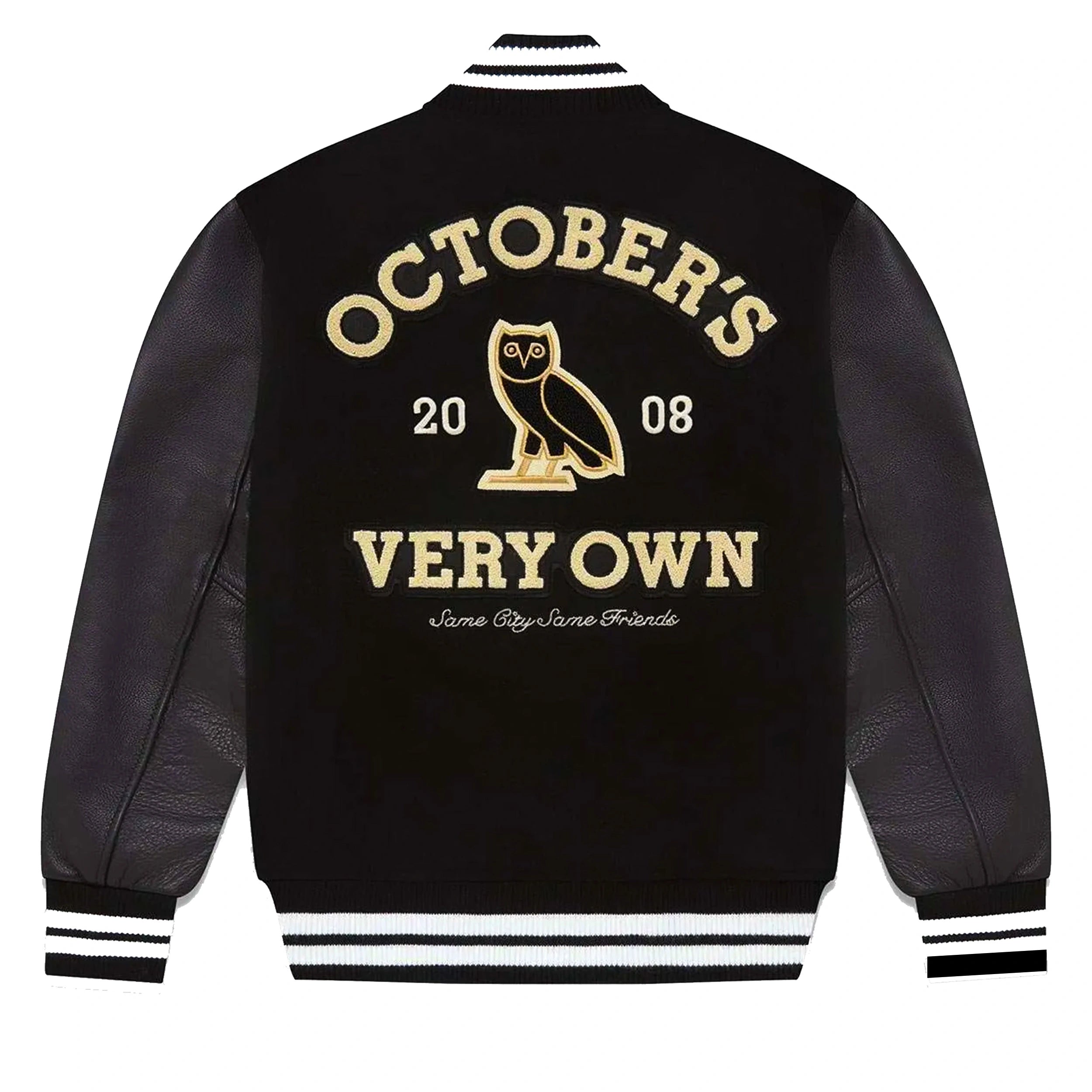OVO Collegiate Varsity Jacket — Wool Body & Real Leather Sleeves | LevelJacket