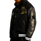 OVO Collegiate Varsity Jacket — Wool Body & Real Leather Sleeves | LevelJacket - Leveljacket