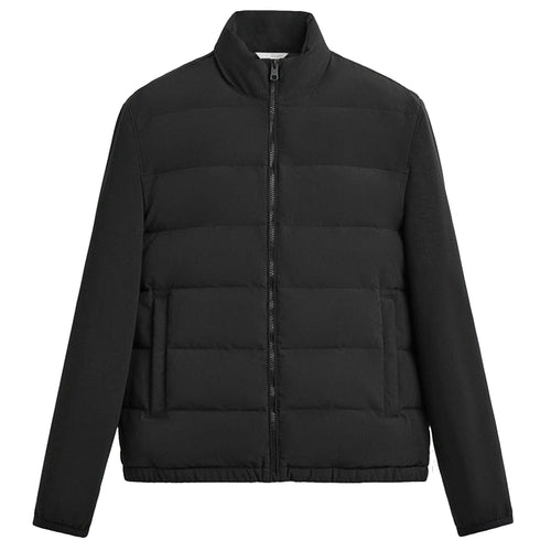 Men’s Black Puffer Jacket – Lightweight Warm Winter Jacket for men - Duazan