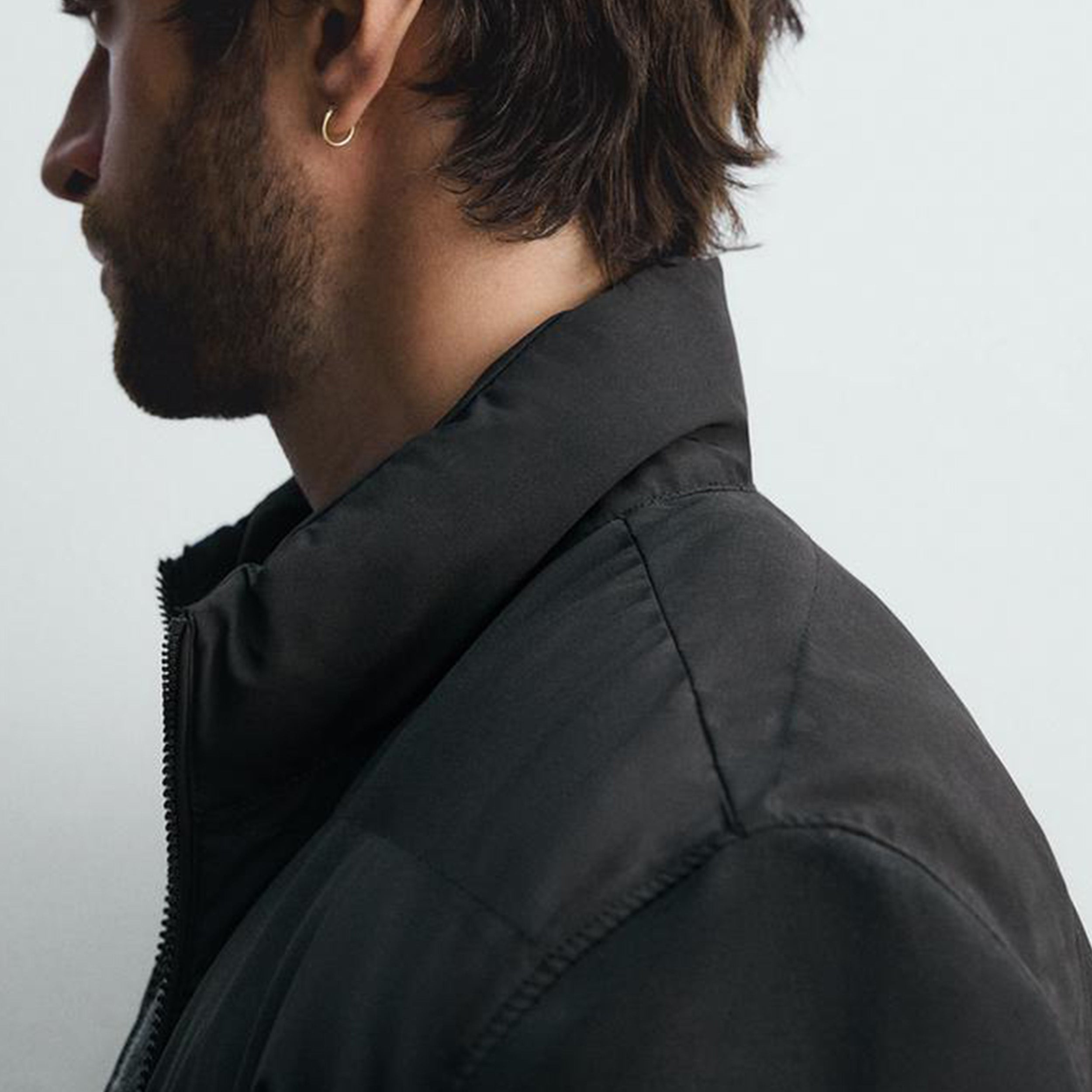 Men’s Black Puffer Jacket – Lightweight Warm Winter Jacket for men - Duazan