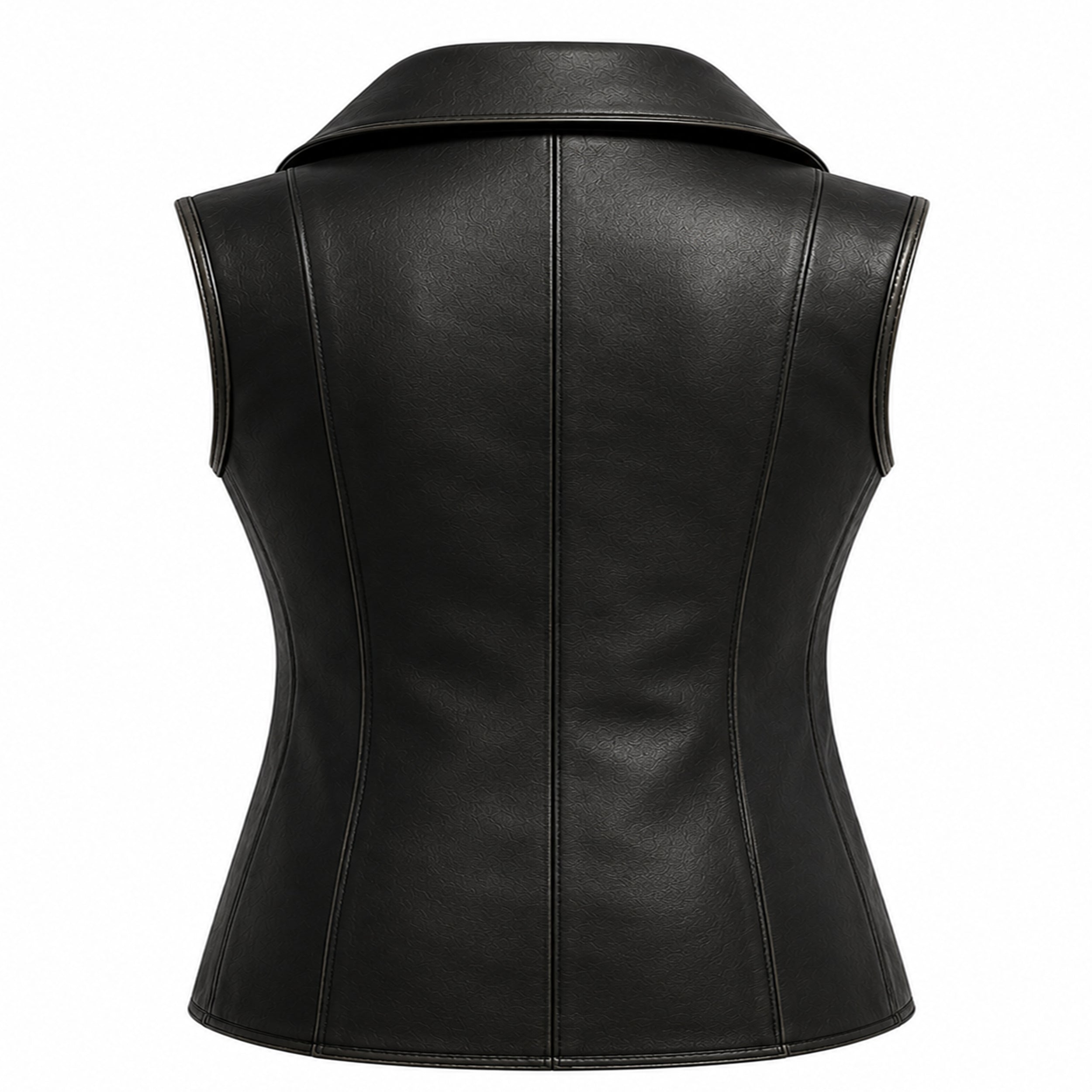 Spider-Man Noir Black Leather Cosplay Vest
