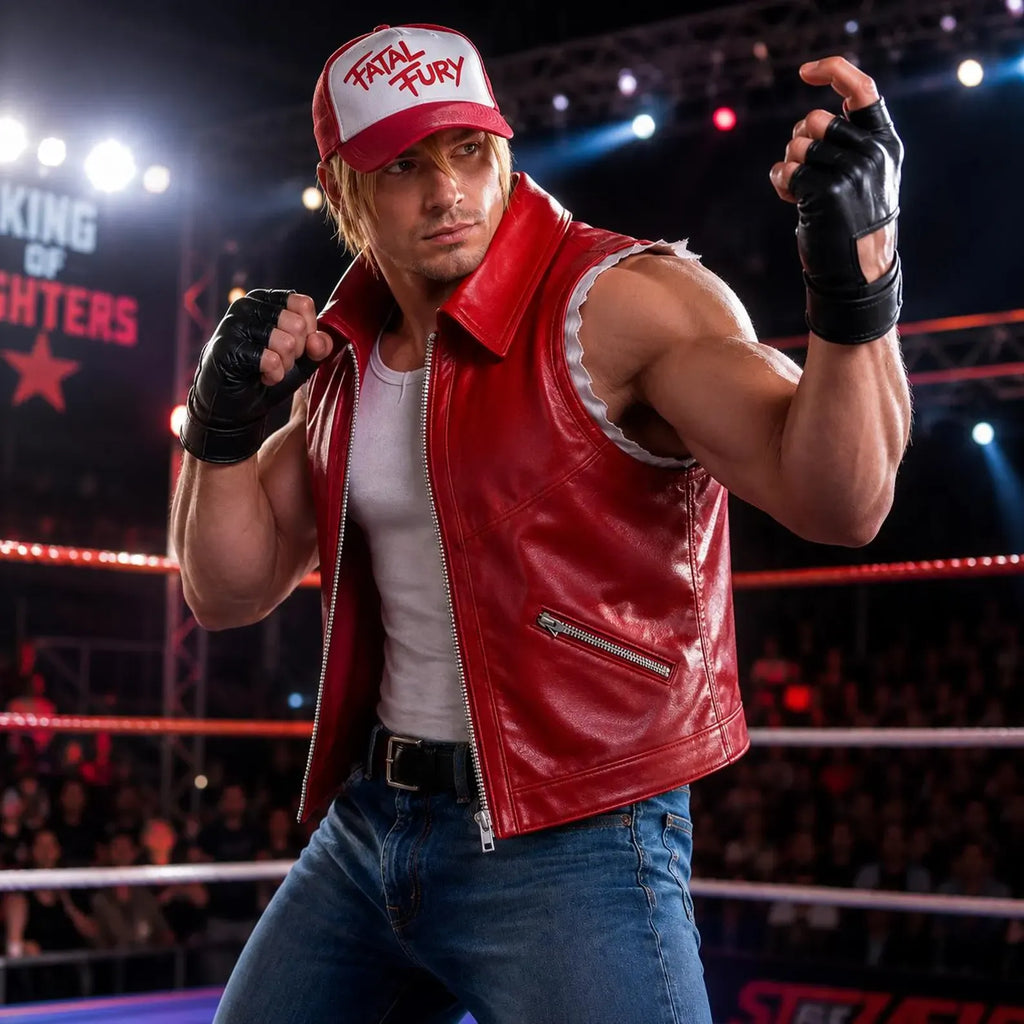 fatal fury terry vest