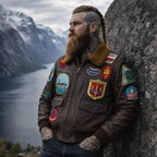 Pete "Maverick" Mitchell Top Gun G-1 Leather Flight Jacket -Aviator Bomber with Authentic Patches